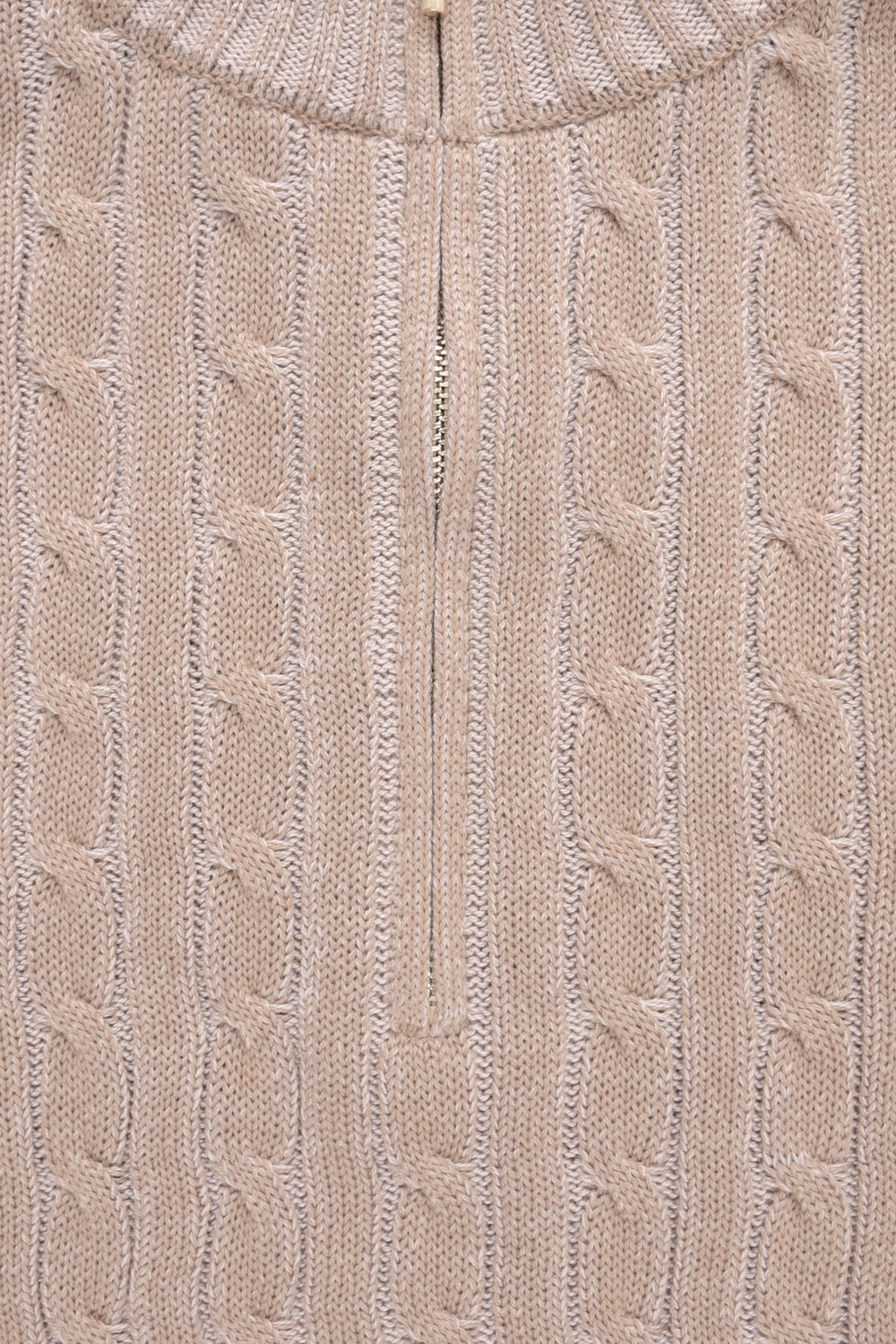 картинка Вязаный джемпер с воротником на молнии от магазина Одежда+