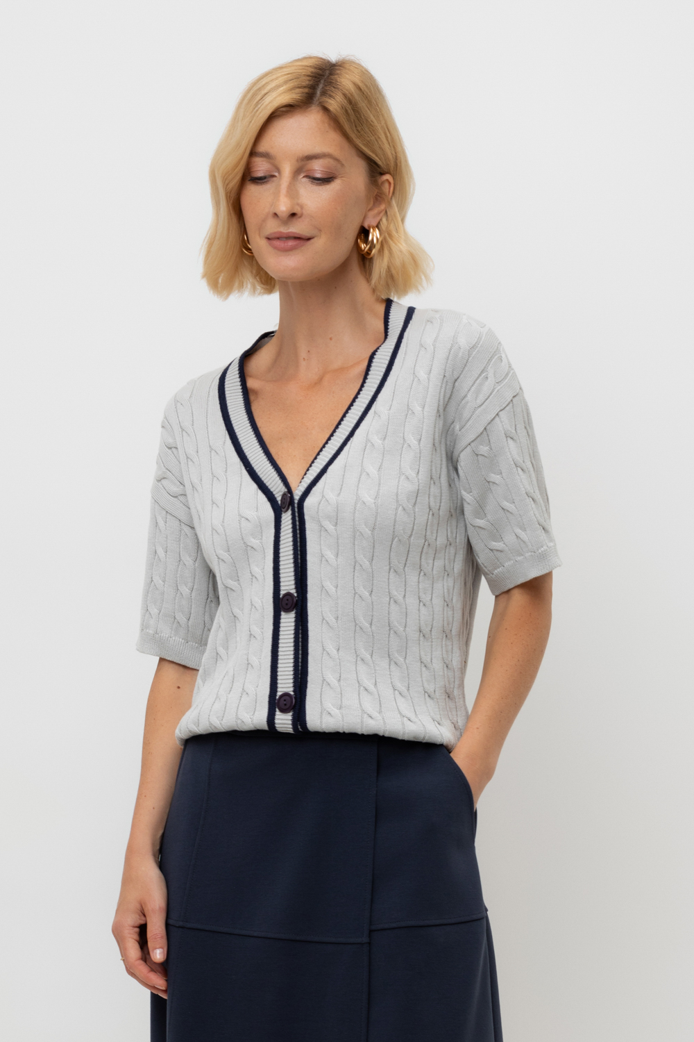 картинка Кардиган из итальянской пряжи от магазина Одежда+