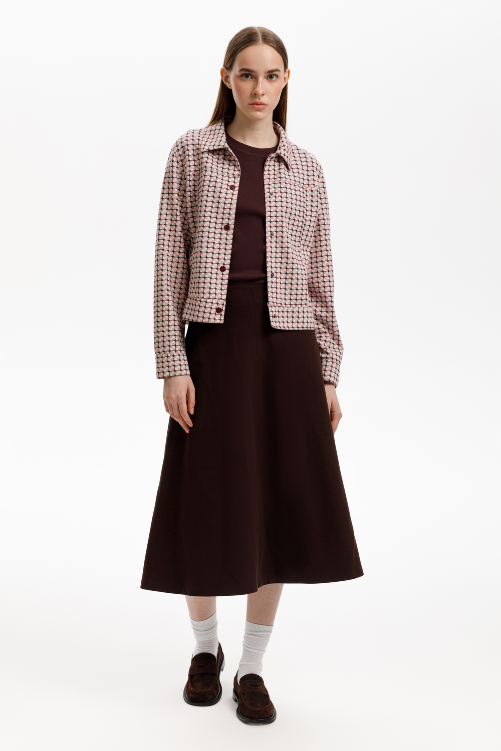 картинка Укороченный жакет из премиального трикотажа от магазина Одежда+