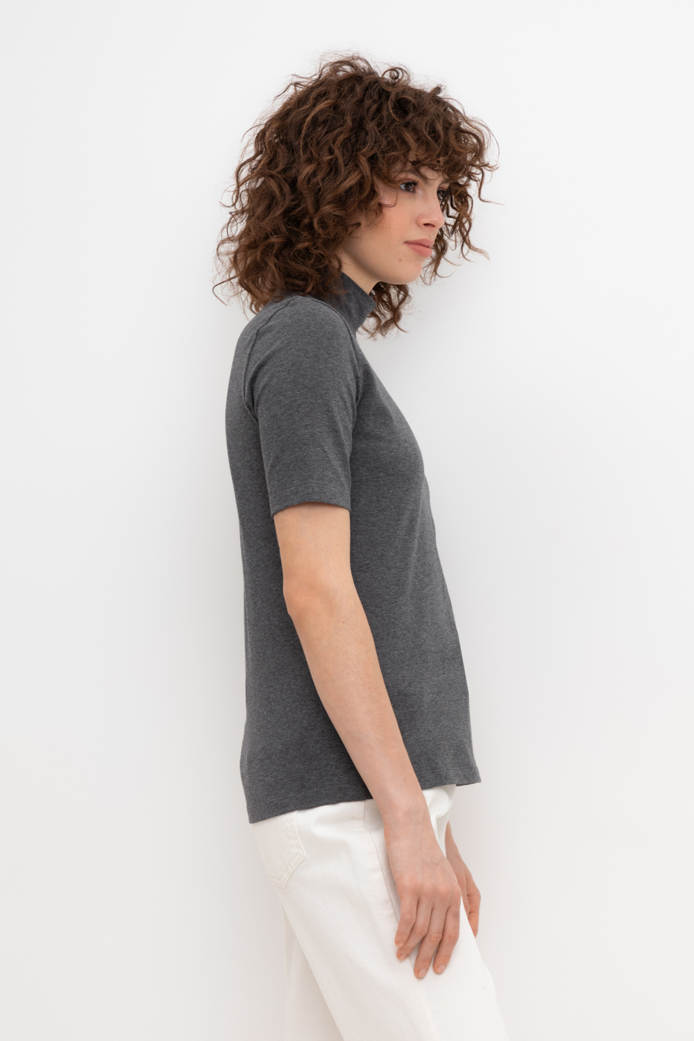 картинка Джемпер с коротким рукавом из хлопка от магазина Одежда+