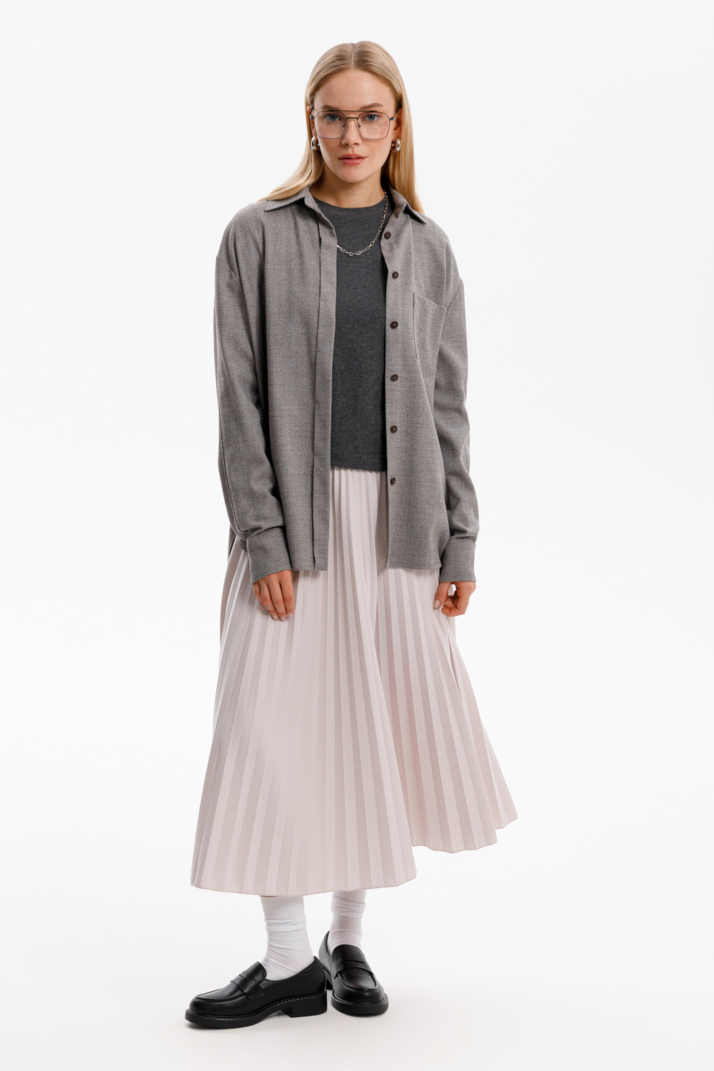 картинка Трикотажная юбка гофре от магазина Одежда+