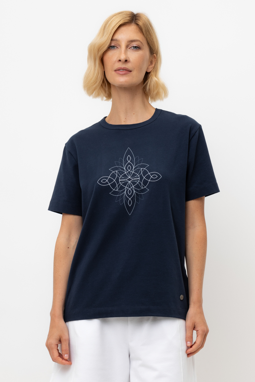 картинка Футболка из хлопка с эластаном от магазина Одежда+