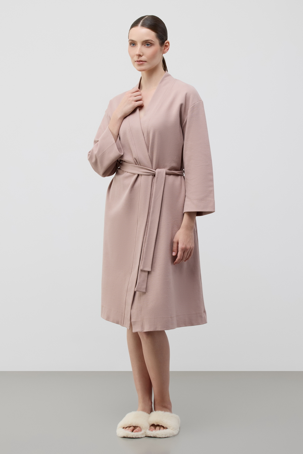 картинка Халат женский из натурального хлопка от магазина Одежда+