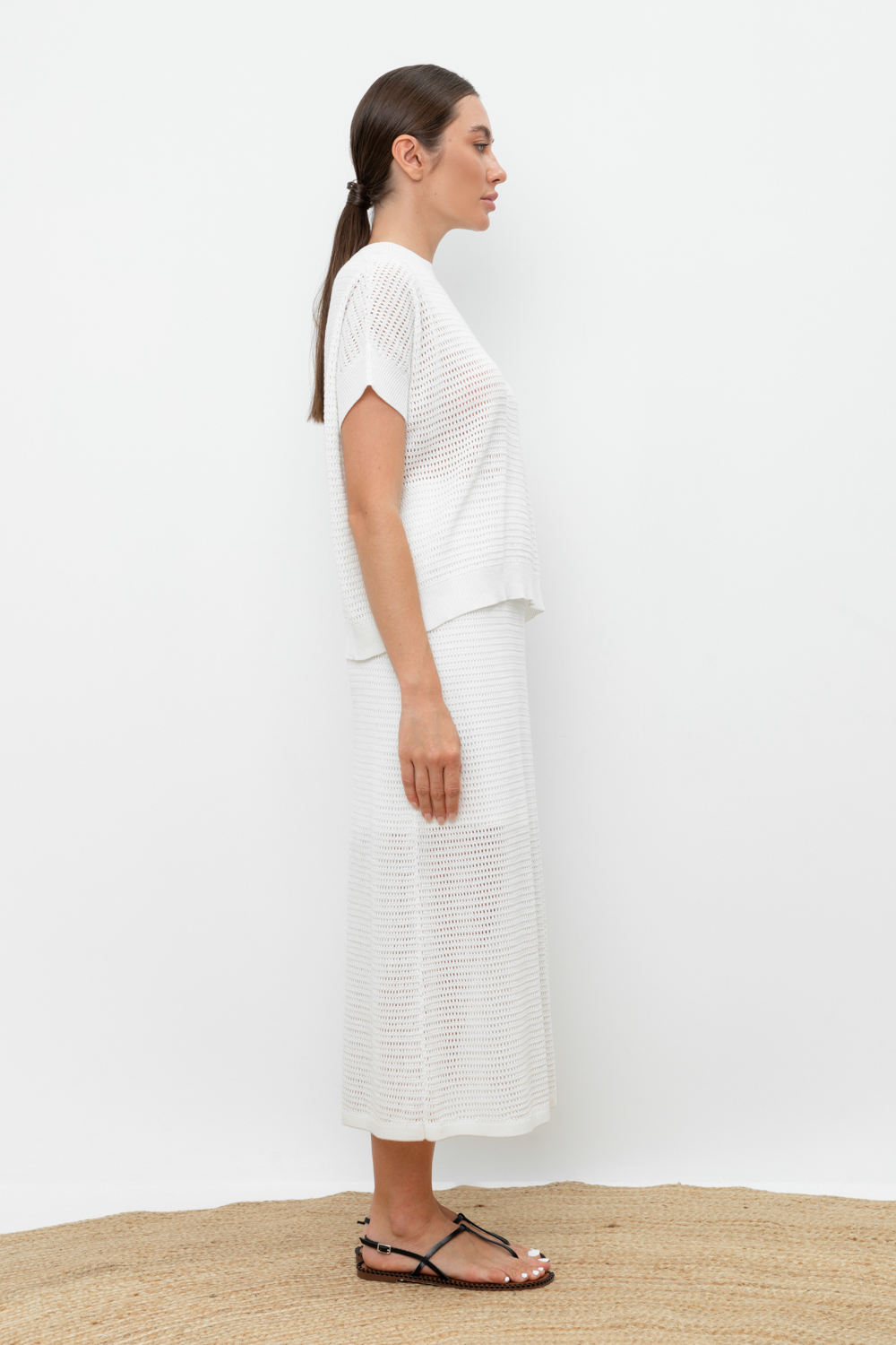 картинка Вязаная ажурная юбка от магазина Одежда+