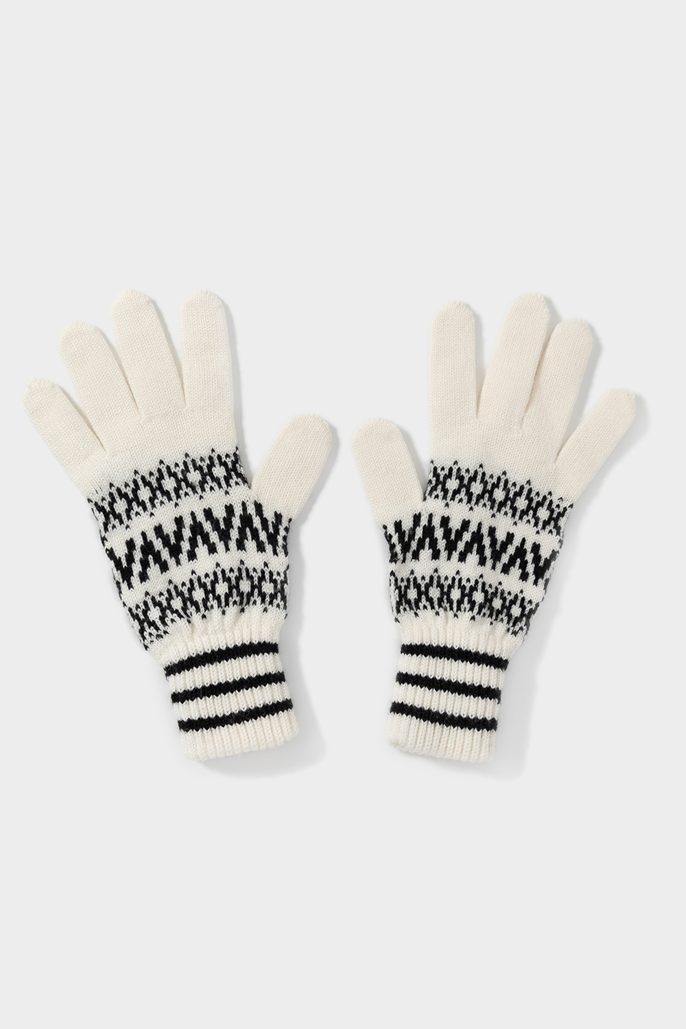 картинка Перчатки вязаные из полушерсти от магазина Одежда+