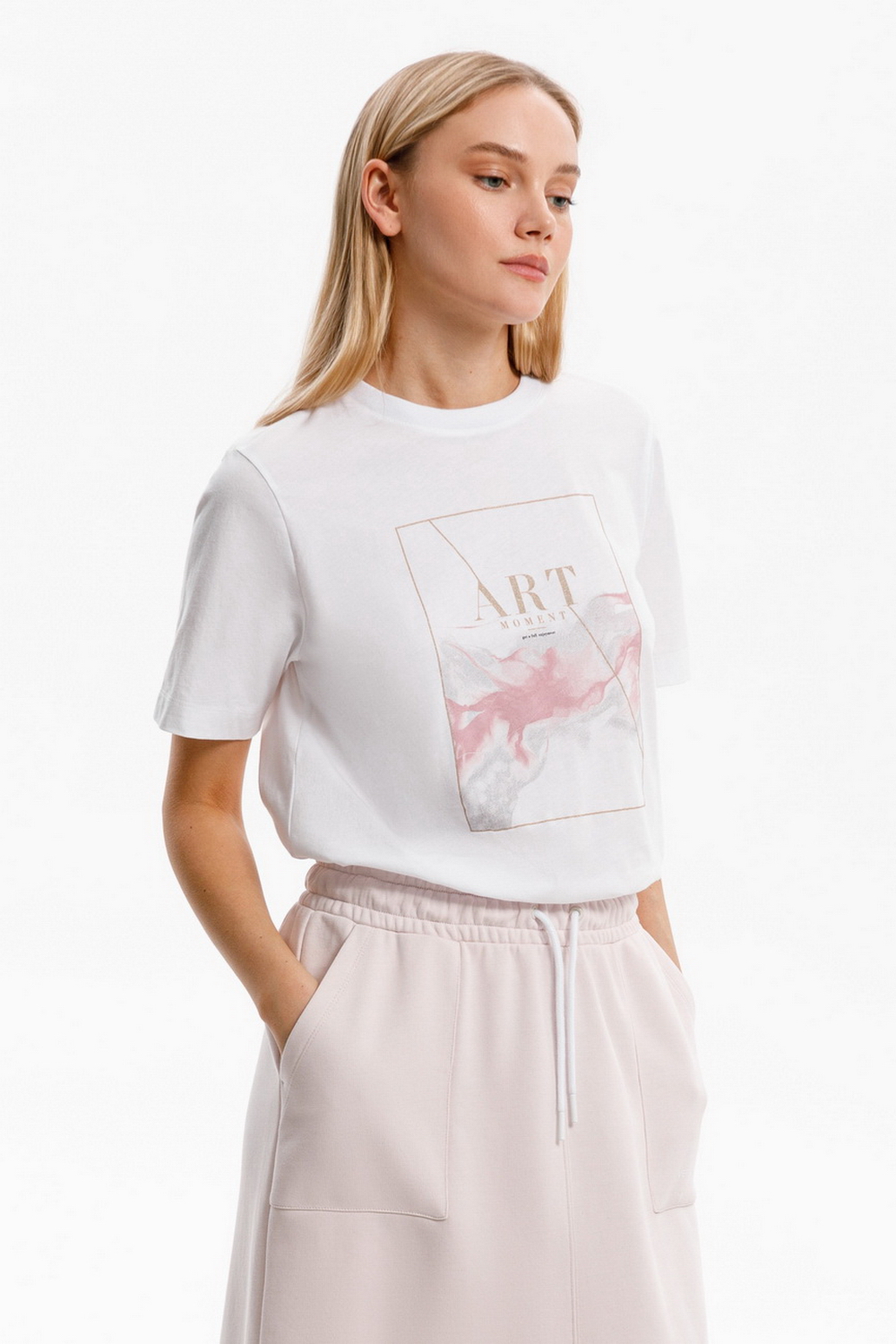 картинка Футболка из 100% хлопка с принтом от магазина Одежда+