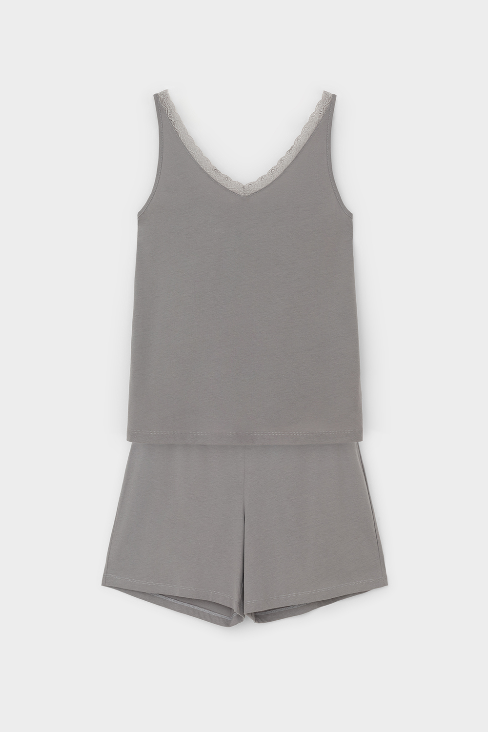 картинка Комплект топ и шорты из хлопка с модалом от магазина Одежда+