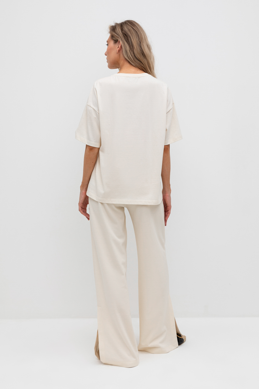 картинка Женские брюки гладкого плотного трикотажа от магазина Одежда+