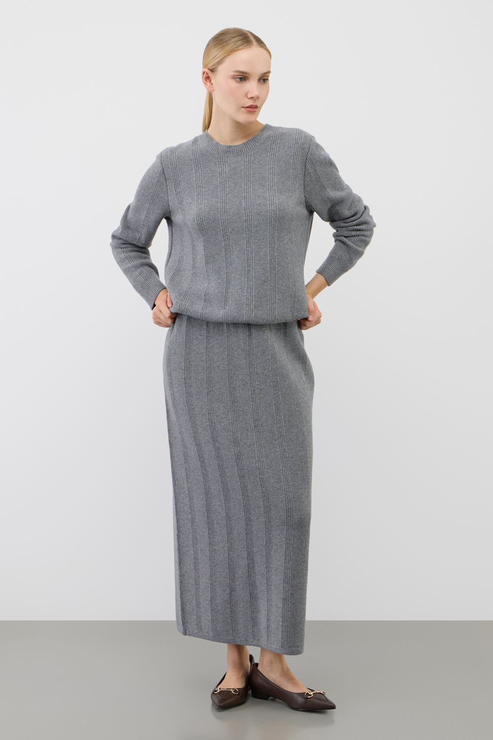 картинка Юбка с кашемиром и мериносом от магазина Одежда+