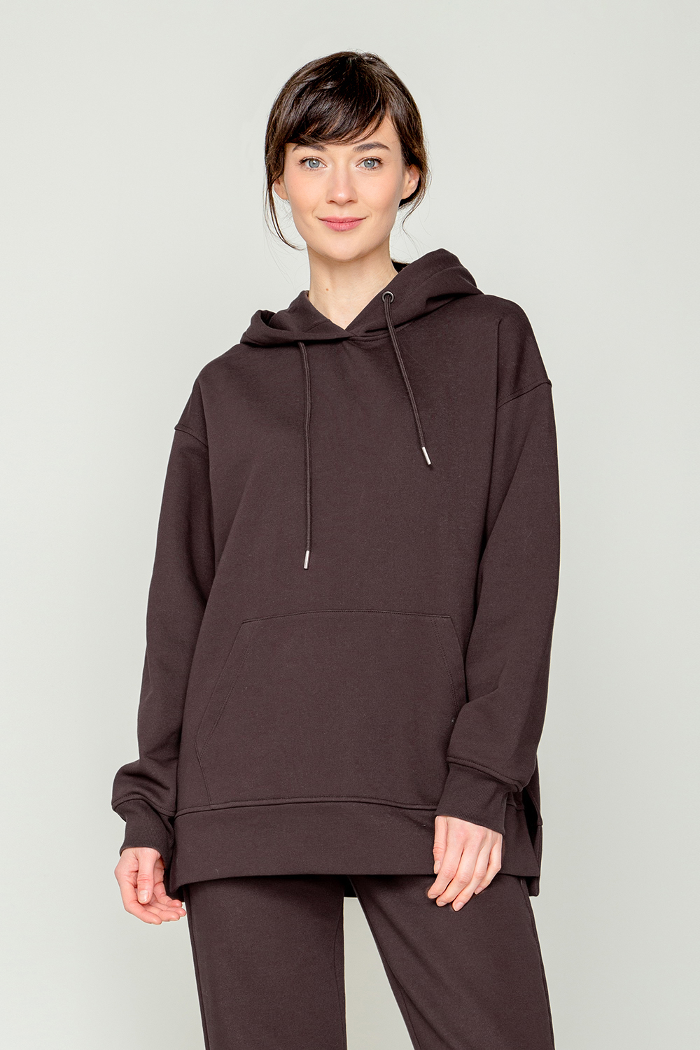 картинка Толстовка с капюшоном из петельчатого футера от магазина Одежда+