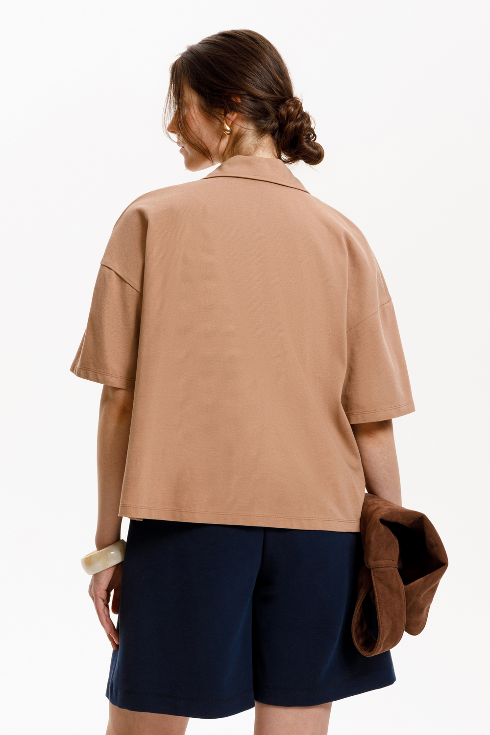 картинка Рубашка-поло из пике от магазина Одежда+