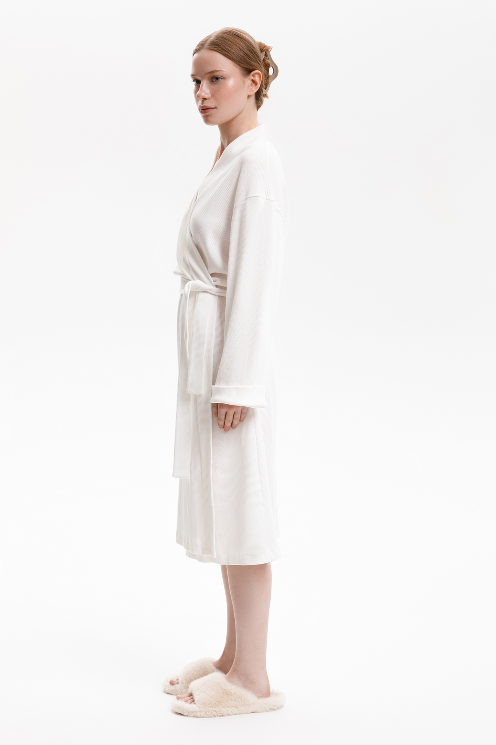 картинка Халат из мягкого объемного трикотажа от магазина Одежда+