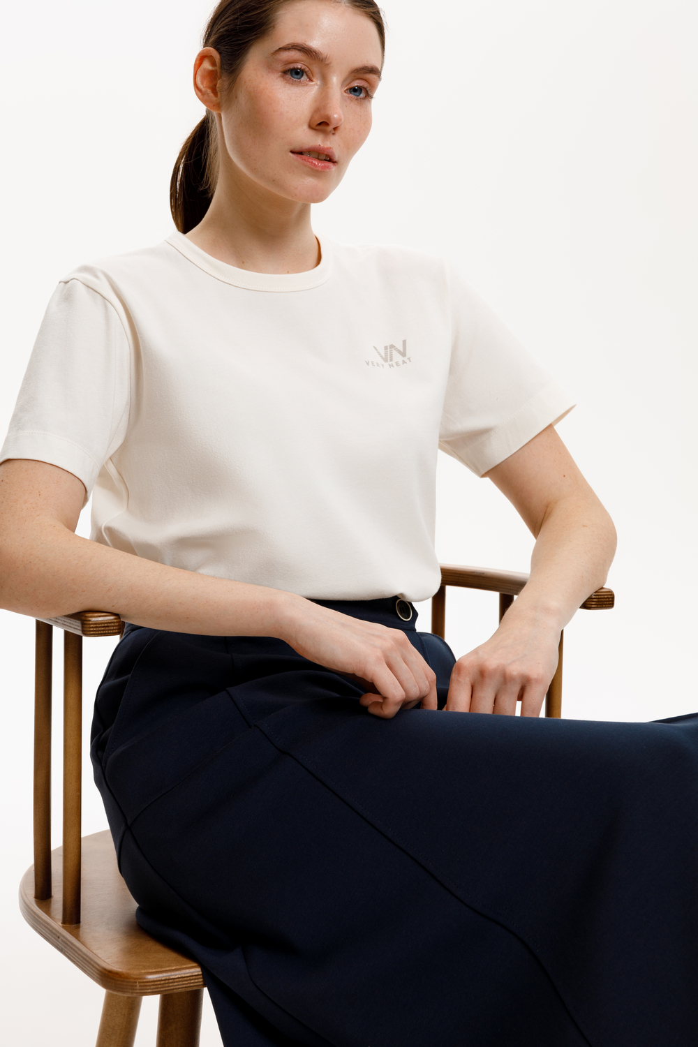 картинка Юбка миди из премиального трикотажа от магазина Одежда+