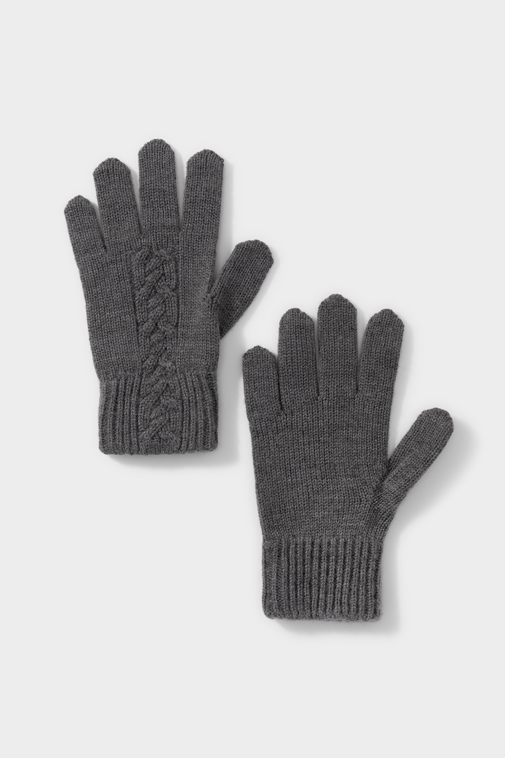 картинка Перчатки вязаные из полушерсти от магазина Одежда+