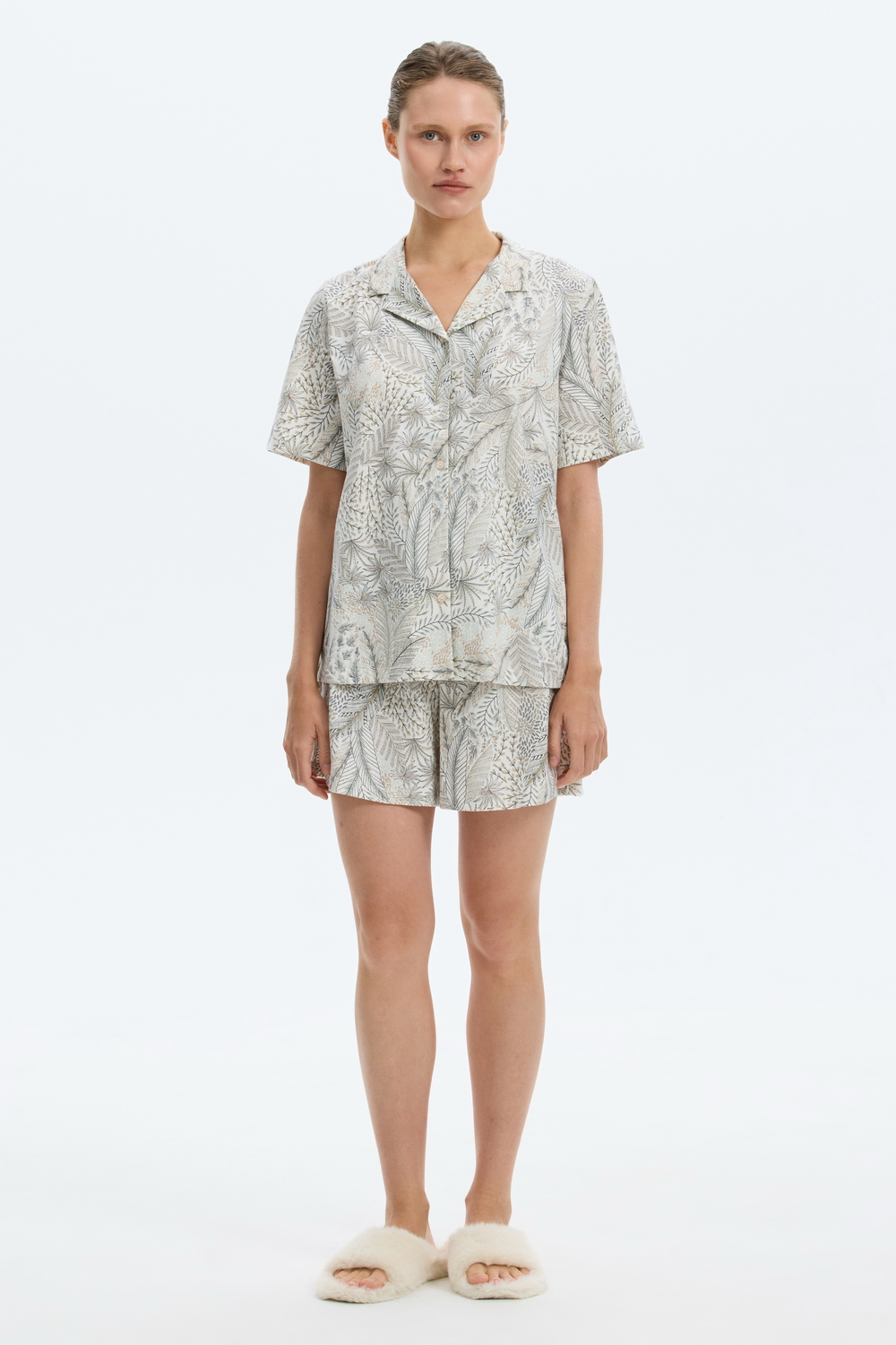 картинка Комплект рубашка и шорты из 100% хлопка от магазина Одежда+