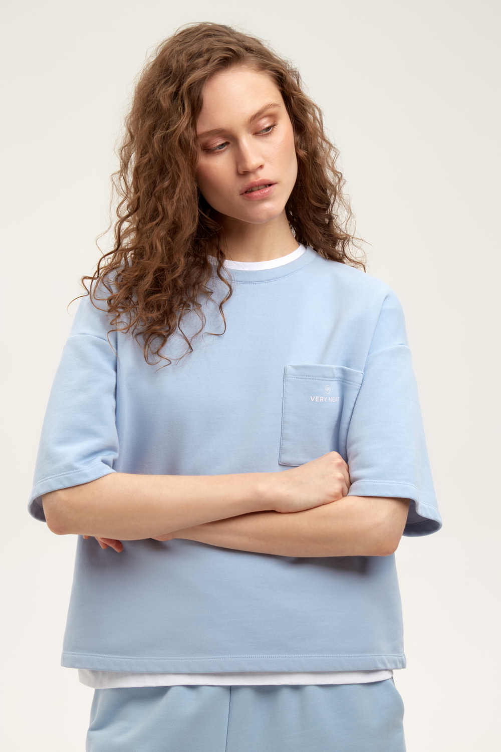 картинка Футболка из мягкого двухцветного футера от магазина Одежда+