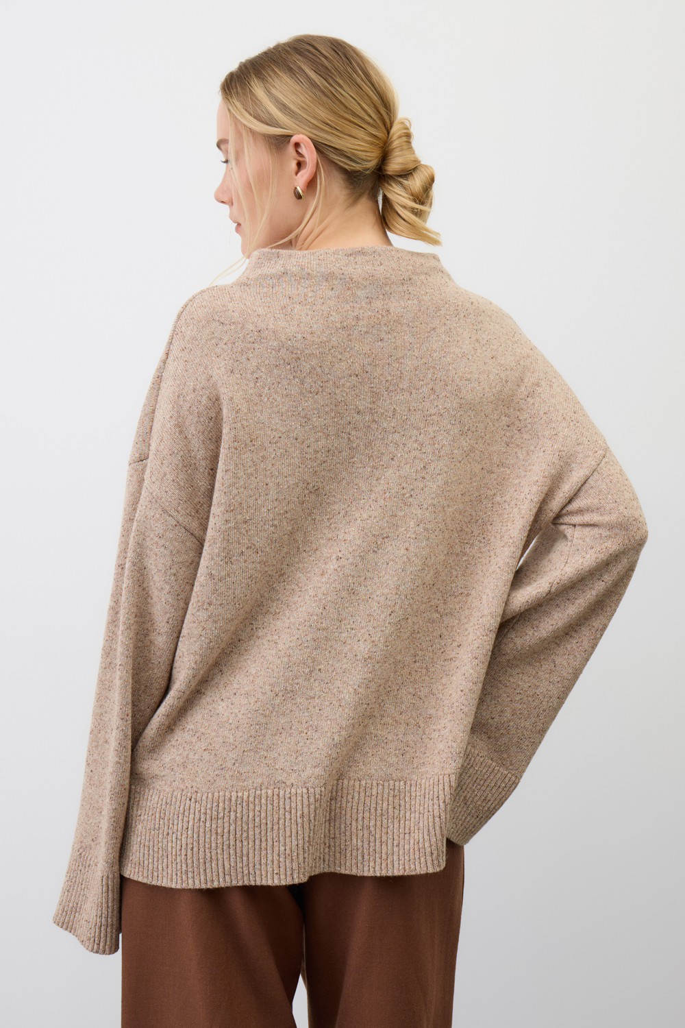 картинка Джемпер с мериносом и шелком от магазина Одежда+