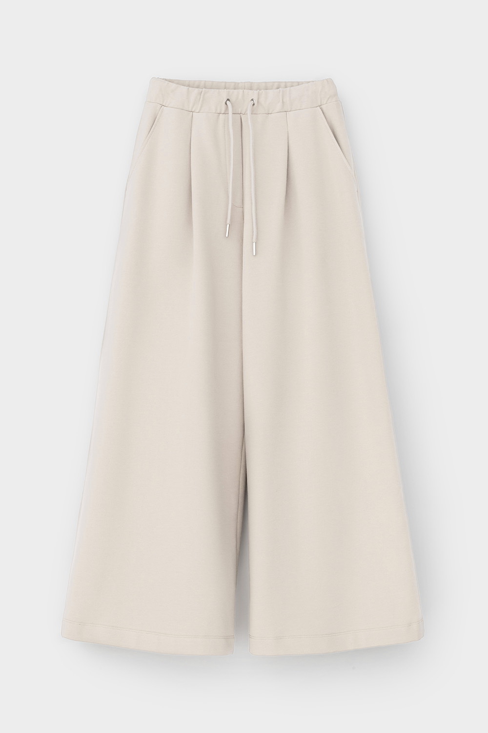 картинка Широкие укороченные брюки из мягкого футера от магазина Одежда+