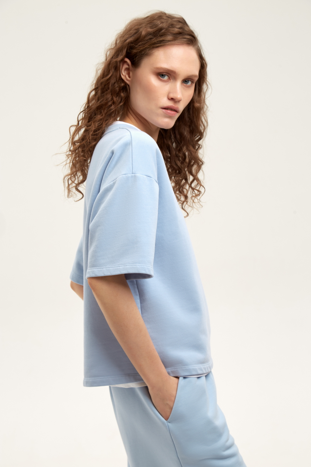 картинка Футболка из мягкого двухцветного футера от магазина Одежда+