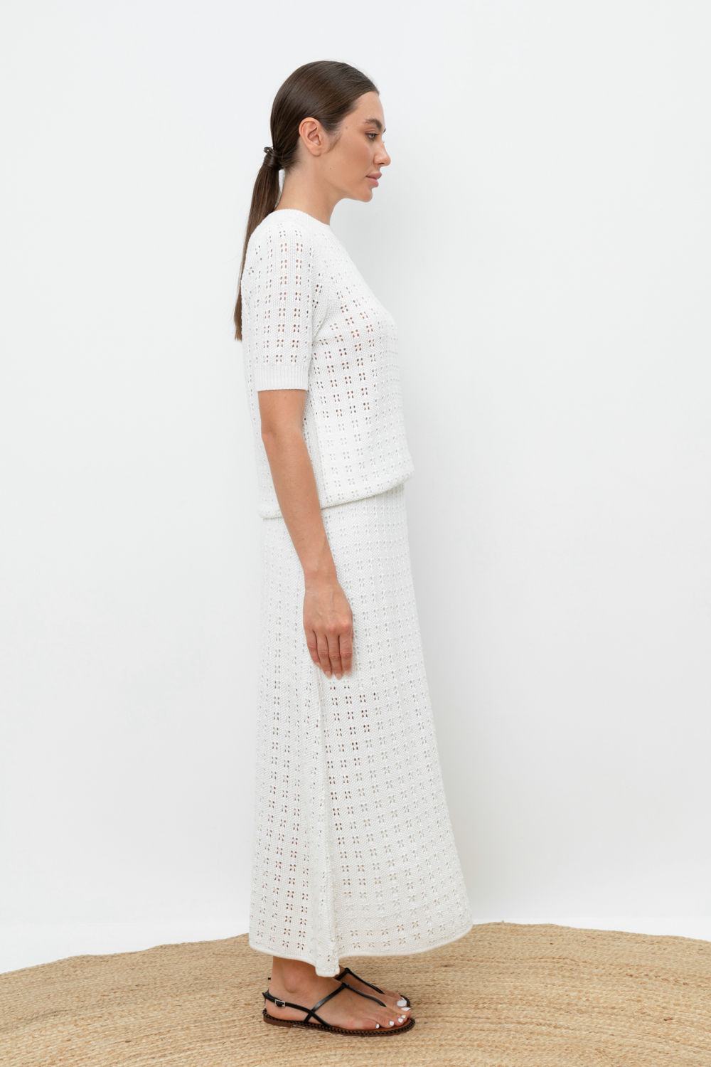 картинка Вязаная ажурная юбка от магазина Одежда+