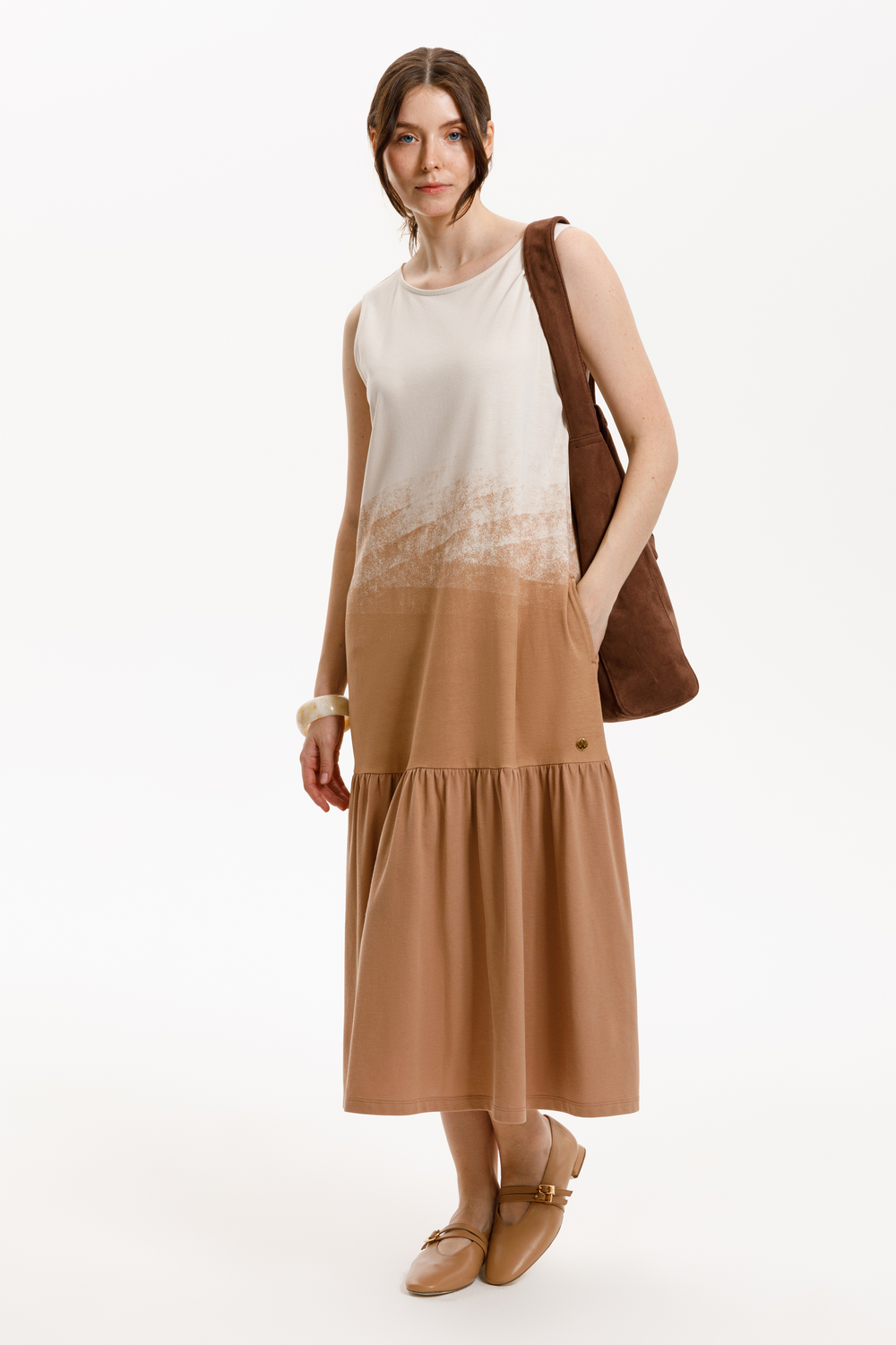 картинка Текстурный сарафан от магазина Одежда+