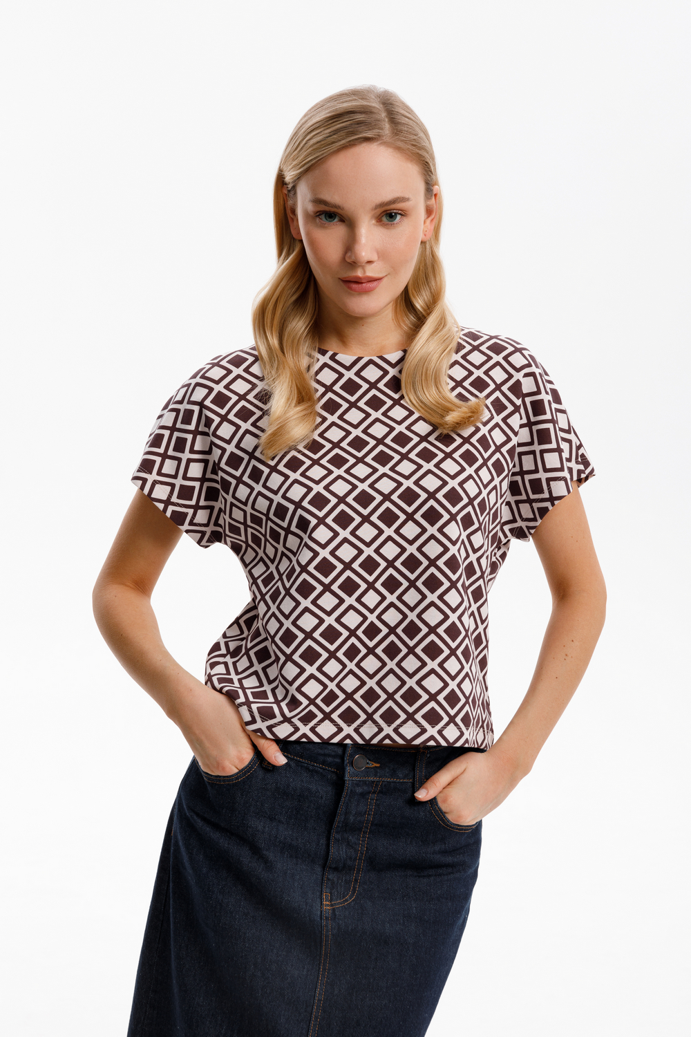 картинка Блуза из премиального трикотажа от магазина Одежда+