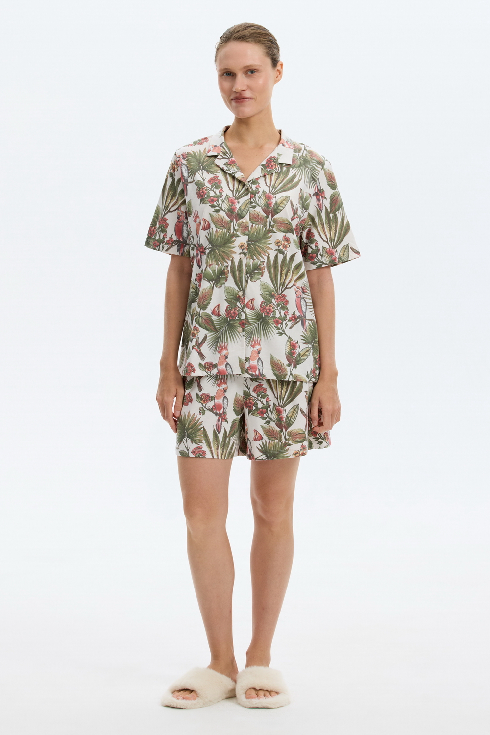 картинка Комплект рубашка и шорты из 100% хлопка от магазина Одежда+