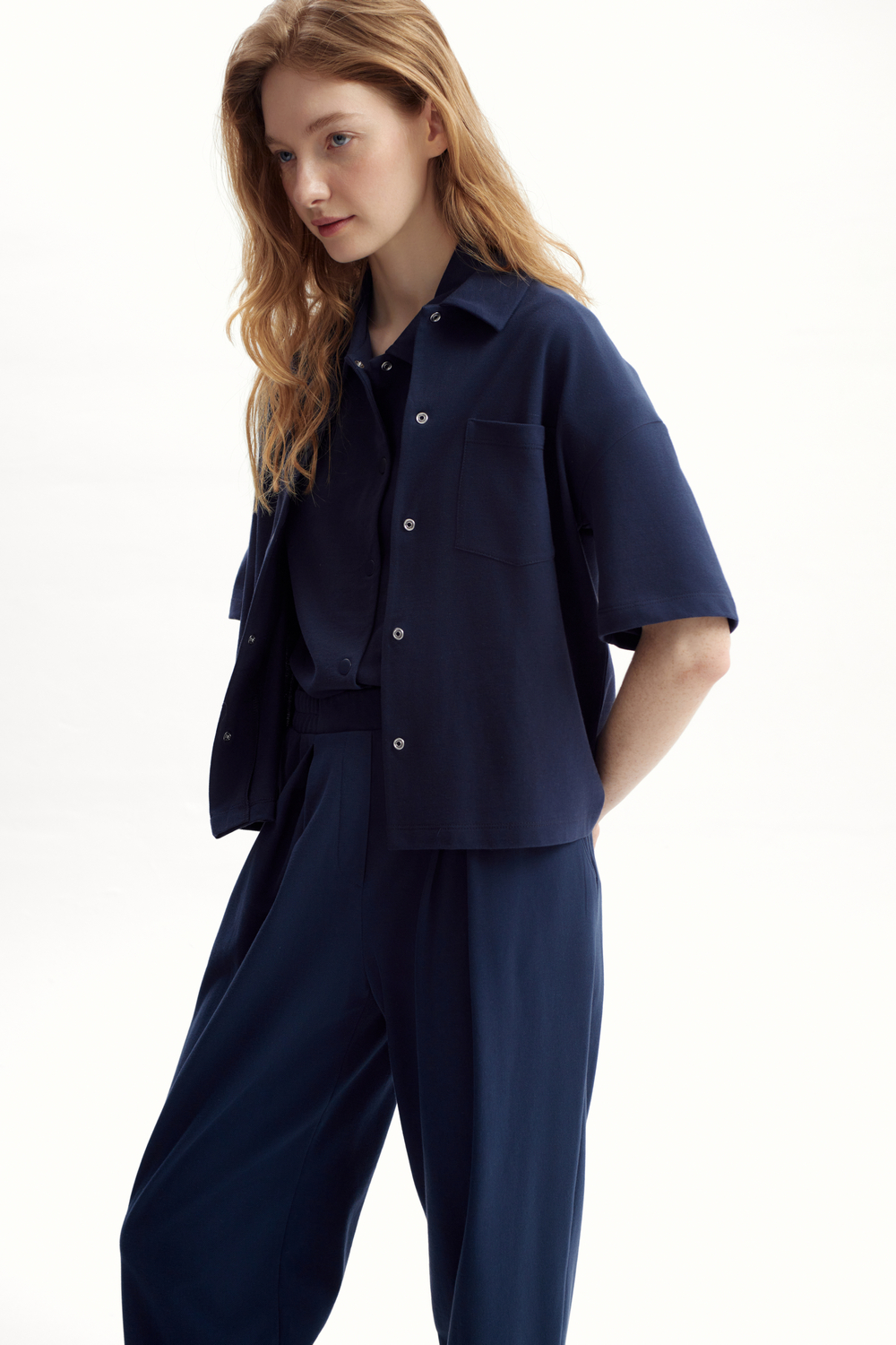 картинка Рубашка-поло из пике от магазина Одежда+