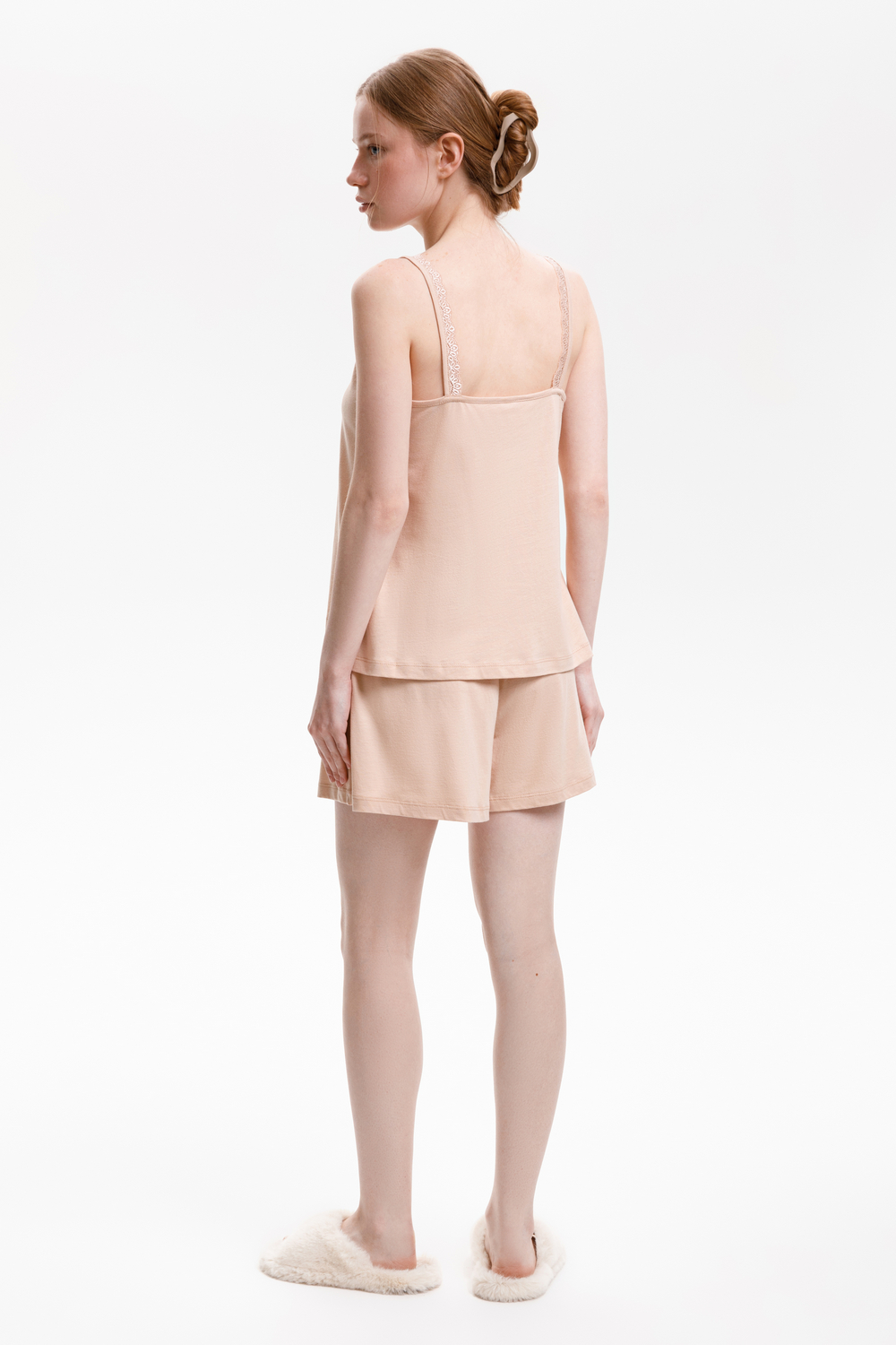 картинка Комплект топ и шорты из хлопка с модалом от магазина Одежда+