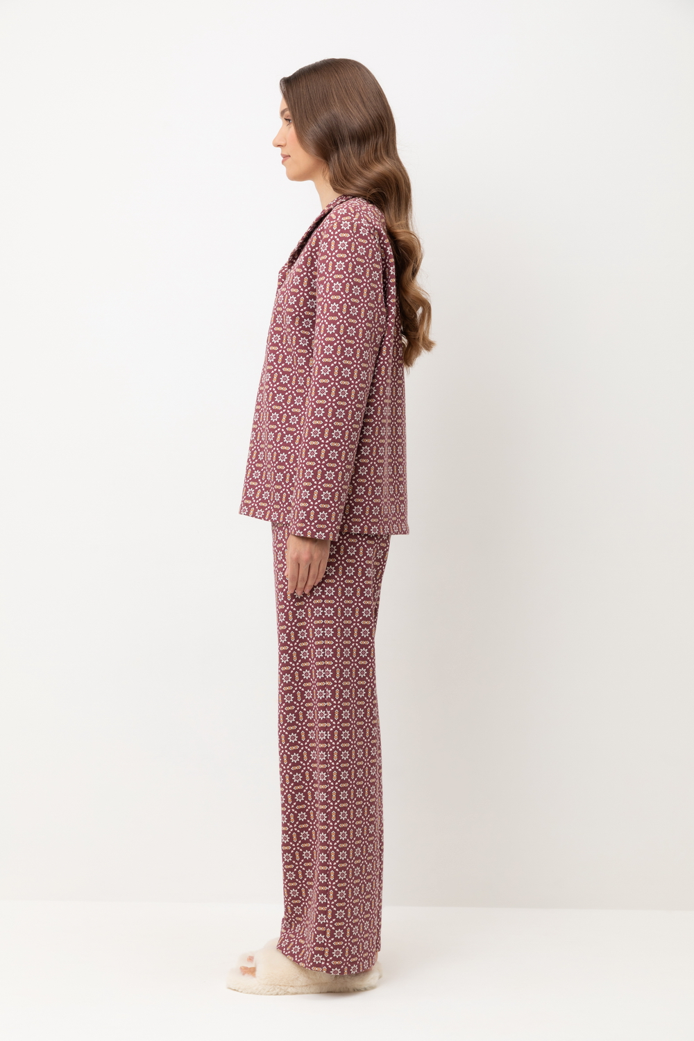 картинка Комплект рубашка и брюки из футера от магазина Одежда+