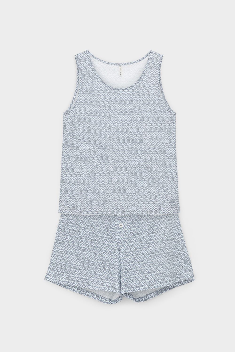 картинка Комплект топ и шорты из хлопка с модалом от магазина Одежда+