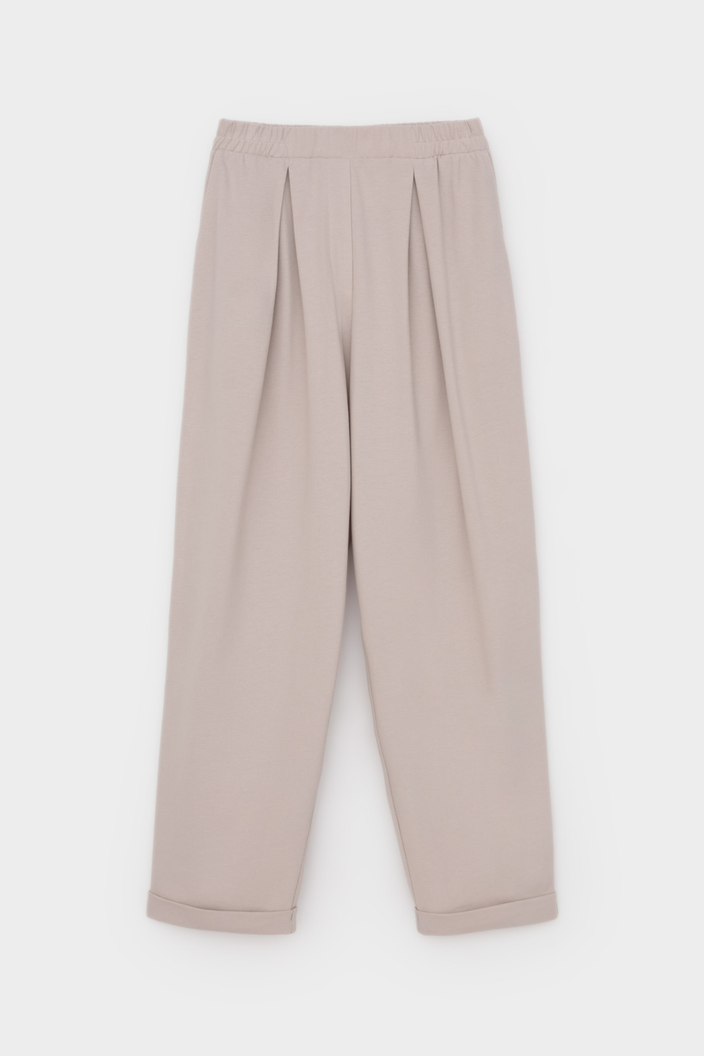 картинка Брюки со складками из пике от магазина Одежда+