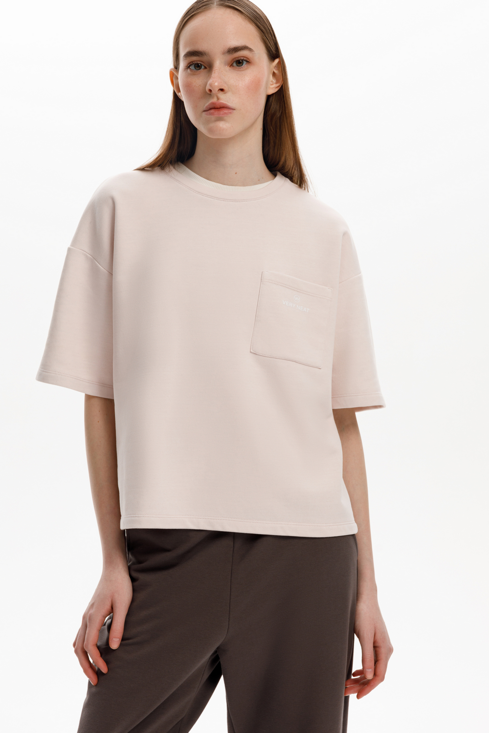 картинка Футболка из мягкого двухцветного футера от магазина Одежда+