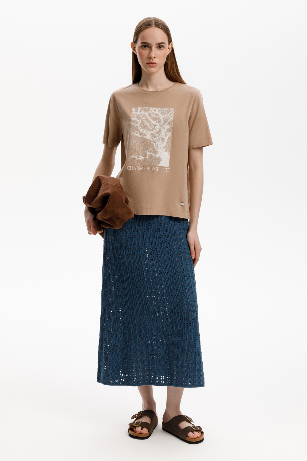 картинка Футболка из 100% хлопка с принтом от магазина Одежда+