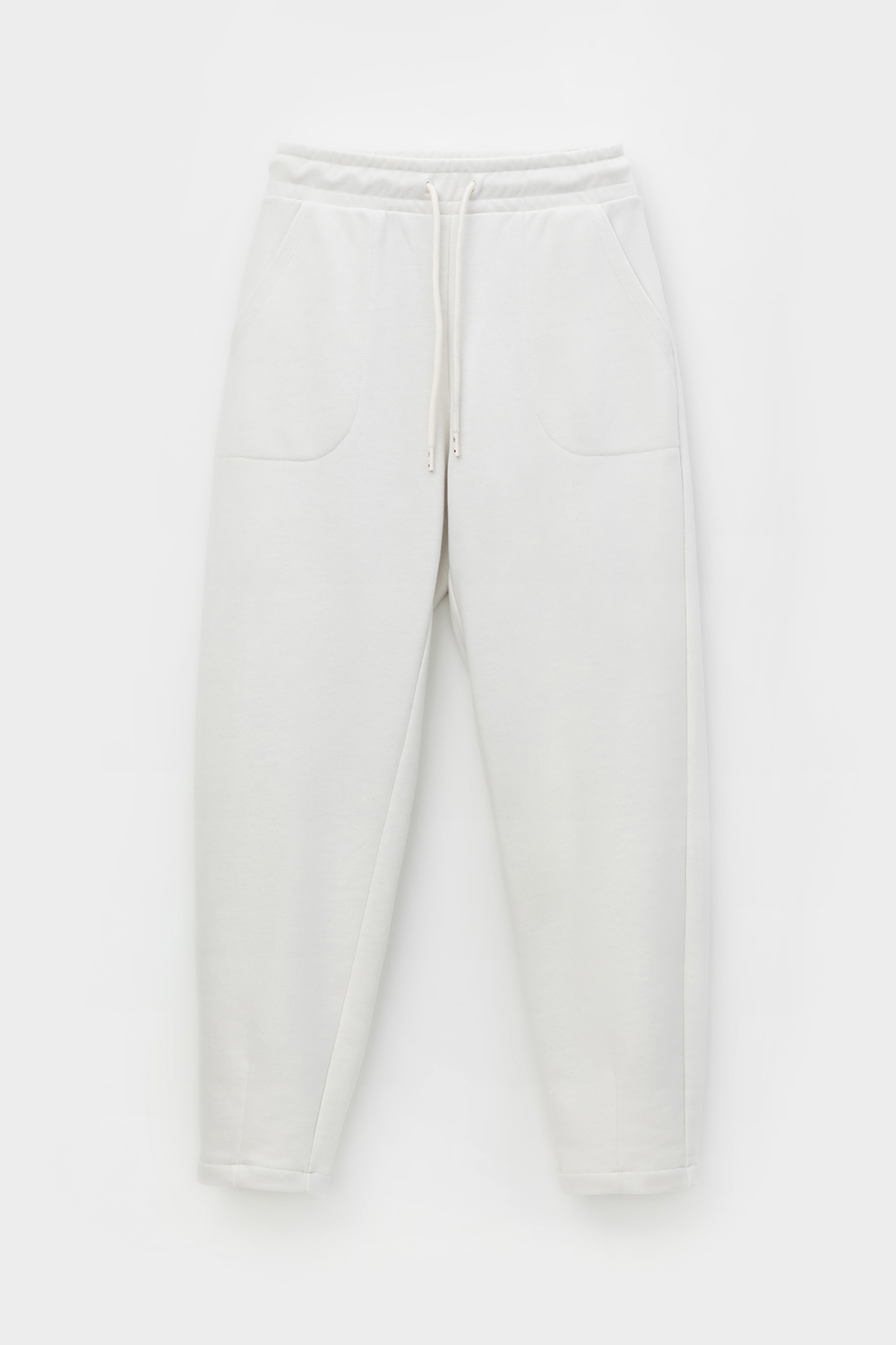 картинка Зауженные теплые брюки из футера трехнитки от магазина Одежда+