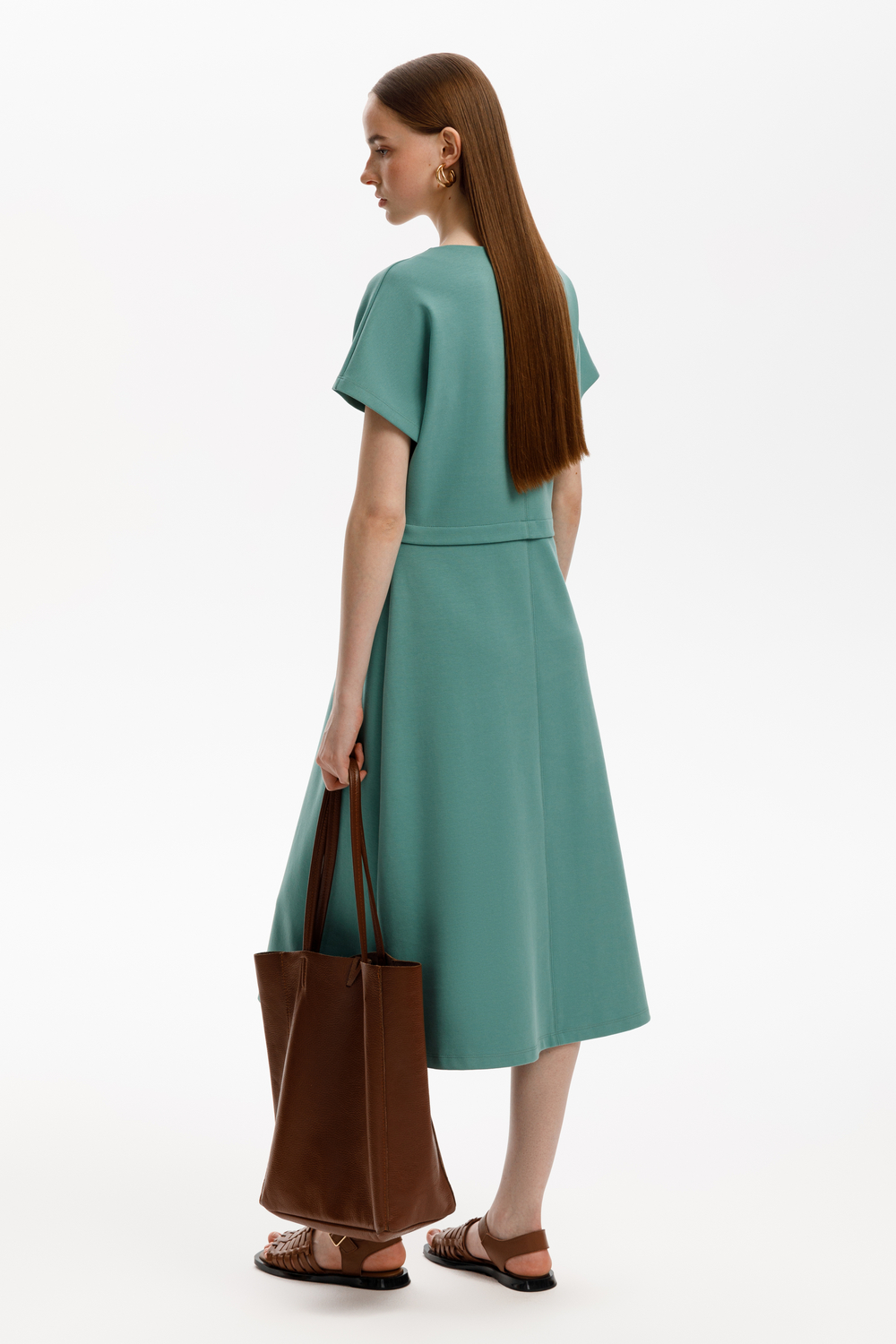 картинка Платье с фактурным швом от магазина Одежда+