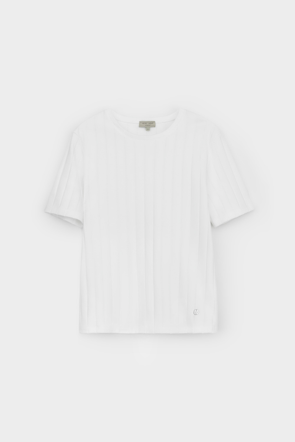 картинка Фактурная футболка из гребенного хлопка от магазина Одежда+