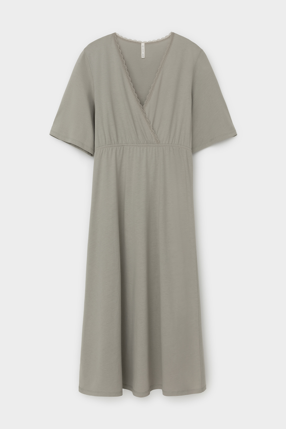 картинка Сорочка с кружевом из хлопка с модалом от магазина Одежда+