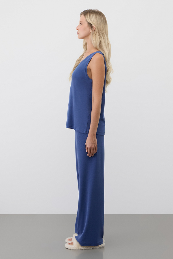 картинка Комплект топ и брюки в рубчик от магазина Одежда+