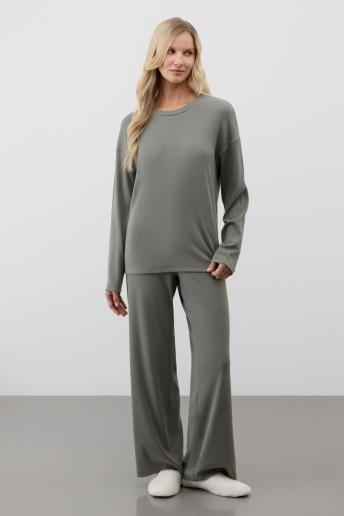 картинка Комплект из хлопка в рубчик от магазина Одежда+