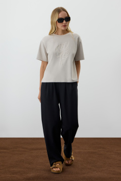 картинка Брюки из премиального трикотажа от магазина Одежда+