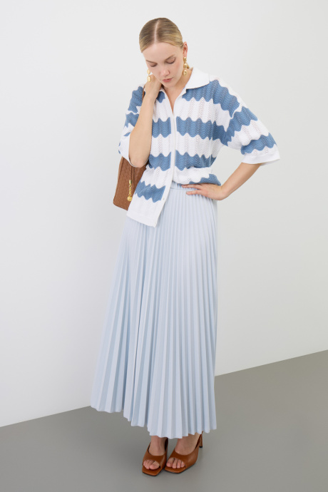 картинка Рубашка из хлопковой пряжи с коротким рукавом от магазина Одежда+