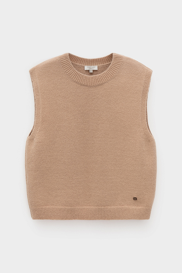 картинка Жилет из шерсти мериноса и мохера от магазина Одежда+