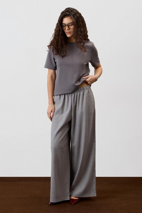 картинка брюки светло-серый от магазина Одежда+