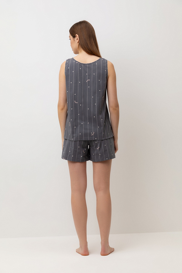 картинка Комплект топ и шорты из 100% хлопка от магазина Одежда+