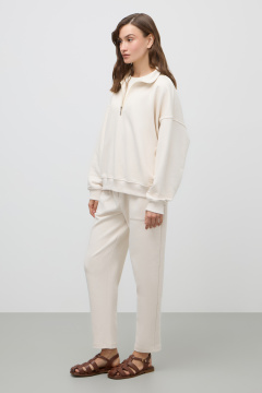 картинка Джемпер с воротником на молнии от магазина Одежда+