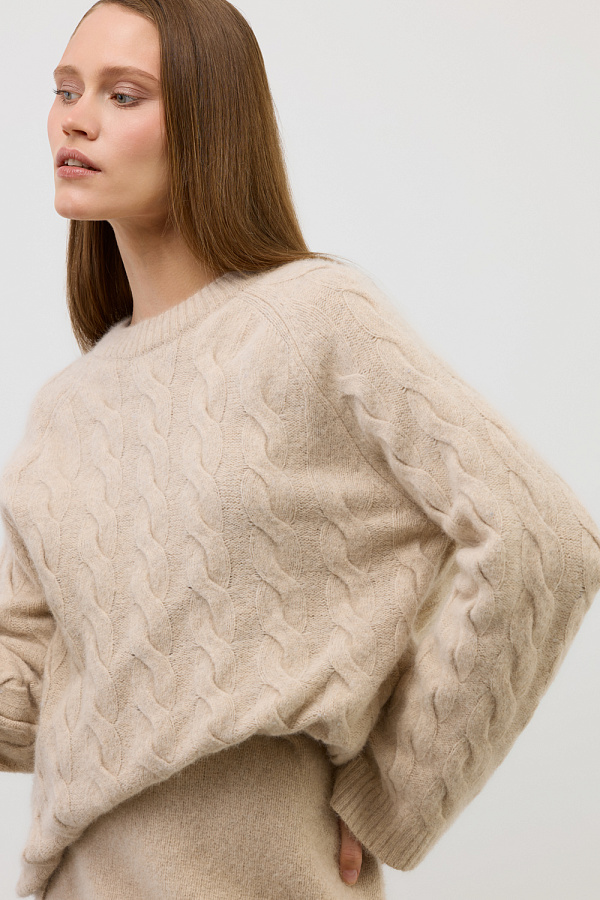 картинка Джемпер из шерсти лисы от магазина Одежда+