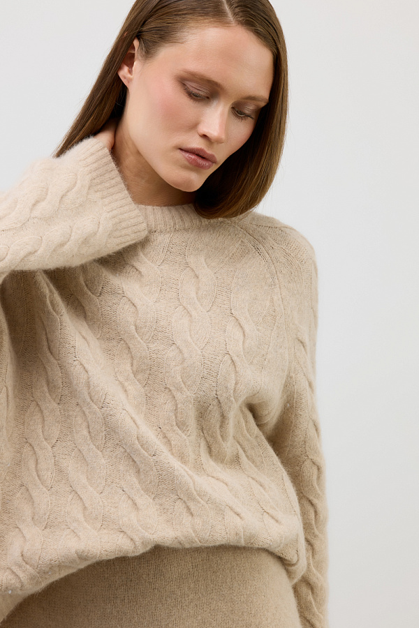 картинка Джемпер из шерсти лисы от магазина Одежда+