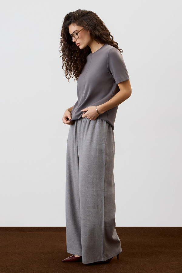 картинка брюки светло-серый от магазина Одежда+