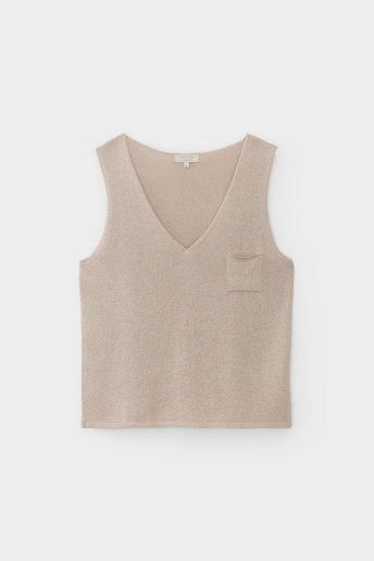 картинка Гладкий топ из вискозы от магазина Одежда+